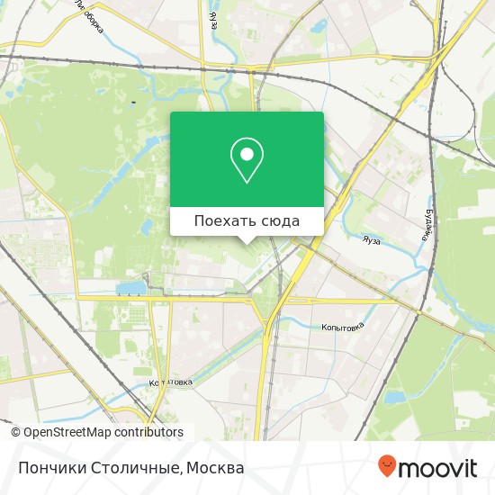 Карта Пончики Столичные, Москва 129344