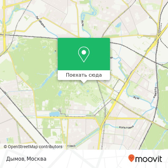 Карта Дымов, Москва 129344