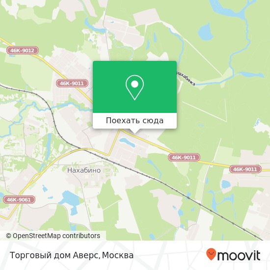 Карта Торговый дом Аверс, Красногорский район 143430