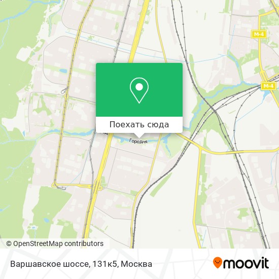 Карта Варшавское шоссе, 131к5