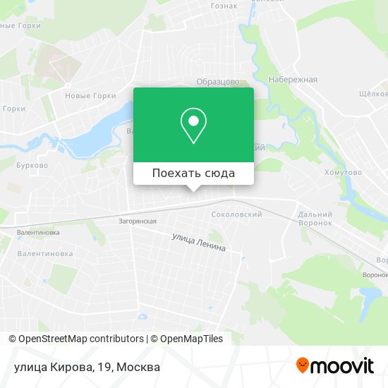 Карта улица Кирова, 19