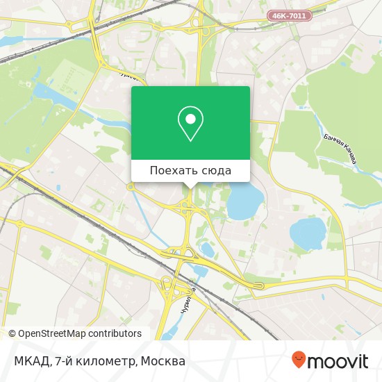 Карта МКАД, 7-й километр