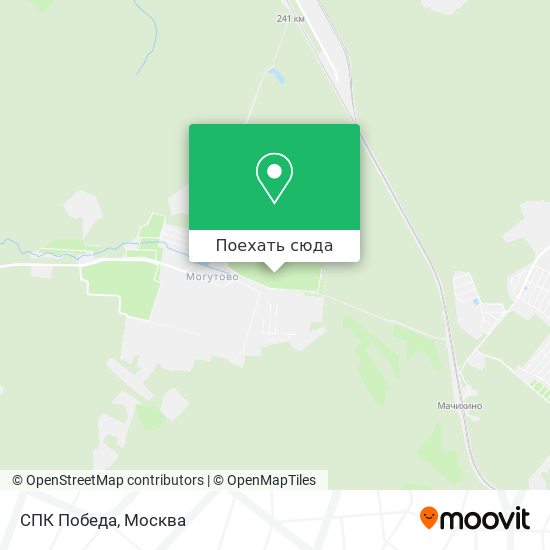Карта СПК Победа