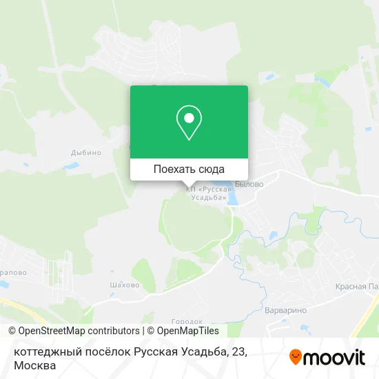 Карта коттеджный посёлок Русская Усадьба, 23