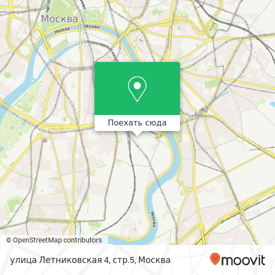 Карта улица Летниковская 4, стр.5