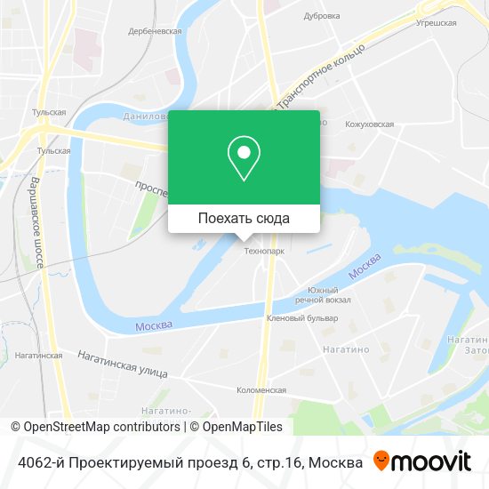 Карта 4062-й Проектируемый проезд 6, стр.16