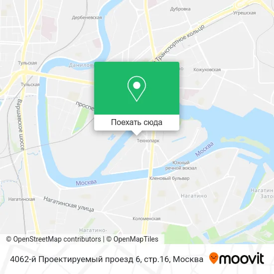 Карта 4062-й Проектируемый проезд 6, стр.16