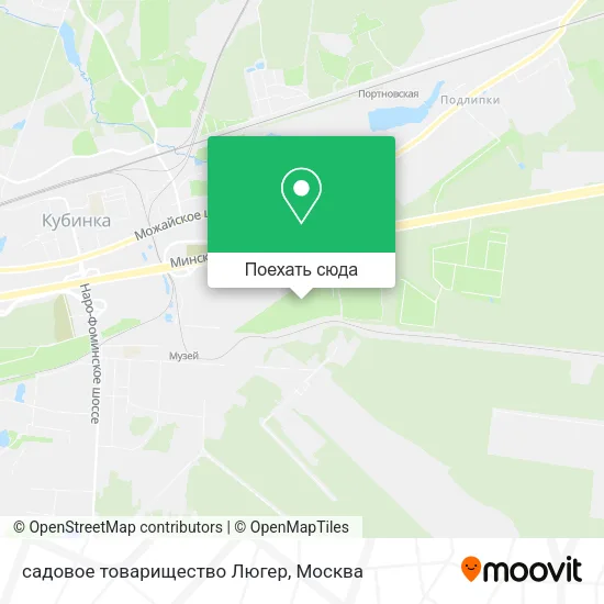 Карта садовое товарищество Люгер