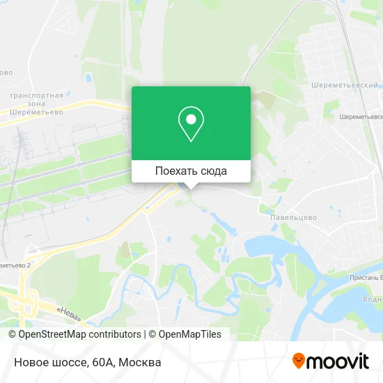 Карта Новое шоссе, 60А