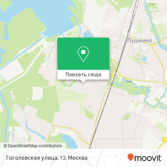 Карта Гоголевская улица, 12