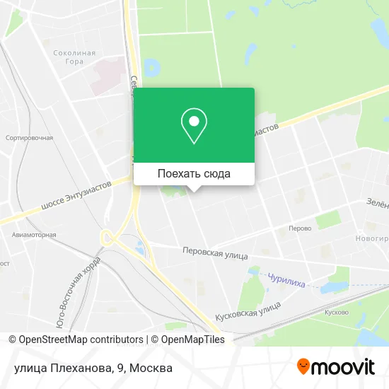 Карта улица Плеханова, 9