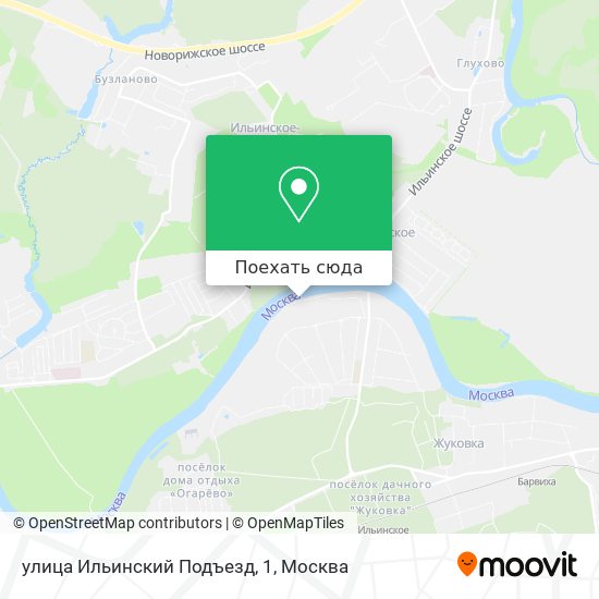 Карта улица Ильинский Подъезд, 1