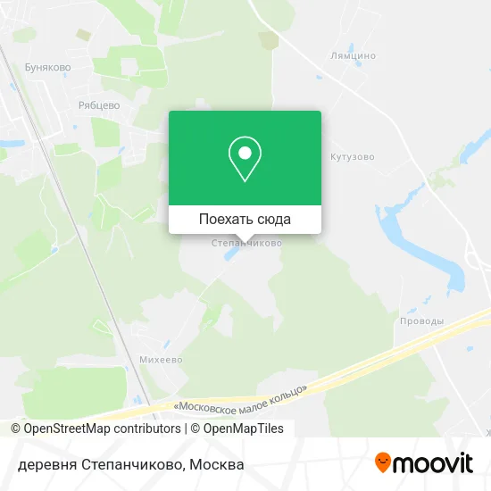 Карта деревня Степанчиково