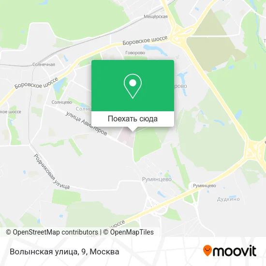 Карта Волынская улица, 9