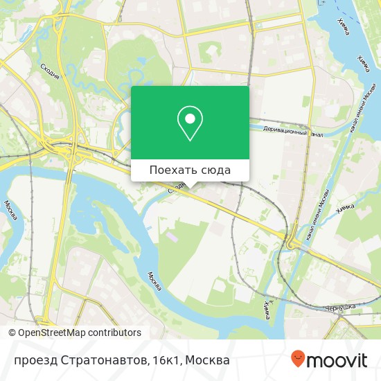 Карта проезд Стратонавтов, 16к1