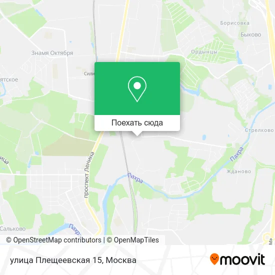 Карта улица Плещеевская 15