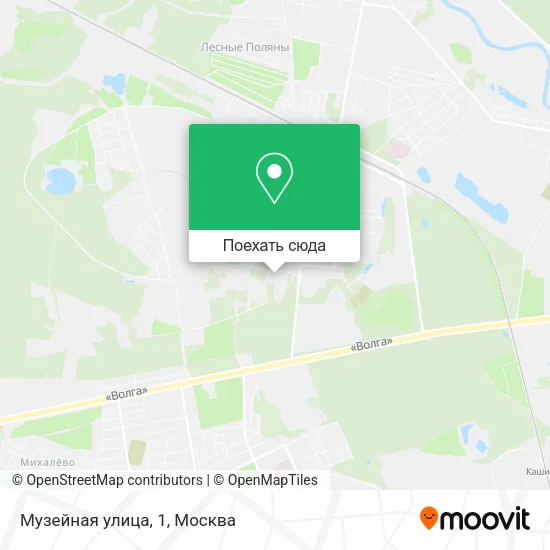 Карта Музейная улица, 1