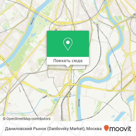 Карта Даниловский Рынок (Danilovsky Market)