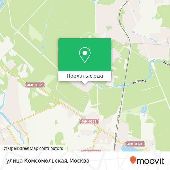 Карта улица Комсомольская