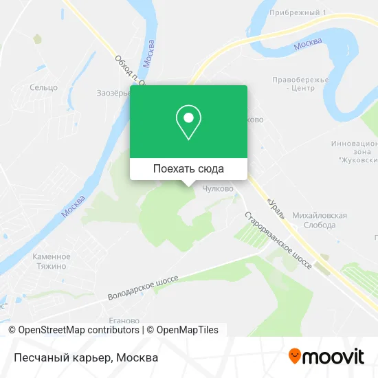 Карта Песчаный карьер
