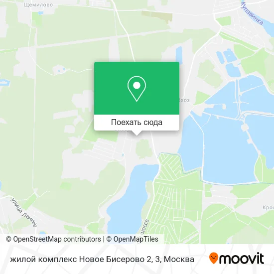 Карта жилой комплекс Новое Бисерово 2, 3