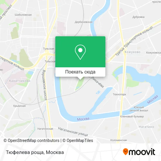 Карта Тюфелева роща