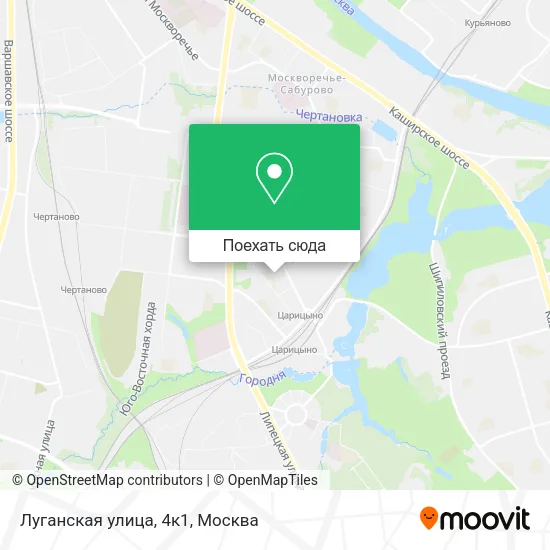Карта Луганская улица, 4к1