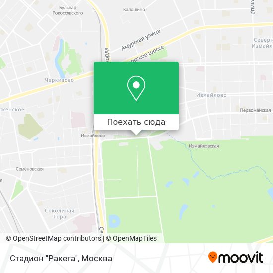Карта Стадион ''Ракета''