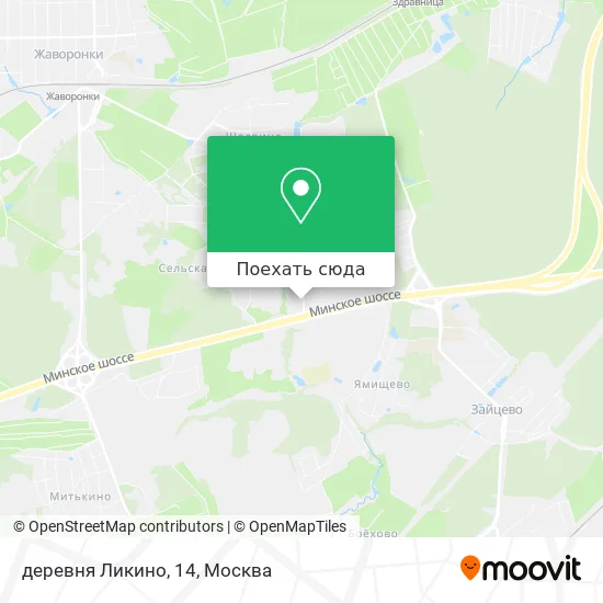 Карта деревня Ликино, 14