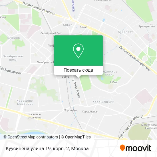 Карта Куусинена yлица 19, корп. 2