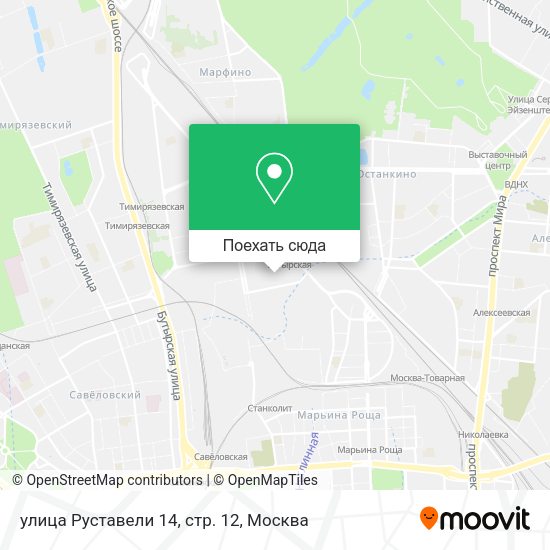 Карта улица Руставели 14, стр. 12