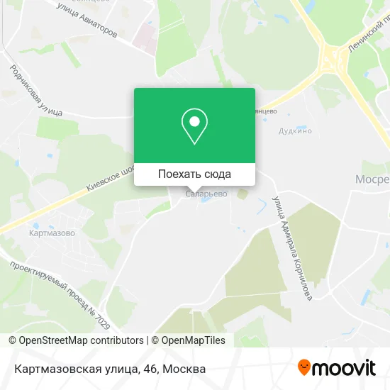 Карта Картмазовская улица, 46