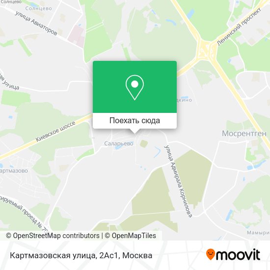 Карта Картмазовская улица, 2Ас1