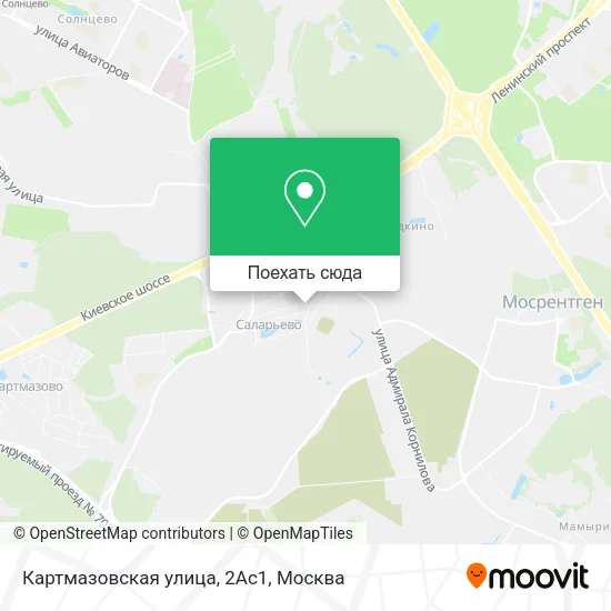 Карта Картмазовская улица, 2Ас1