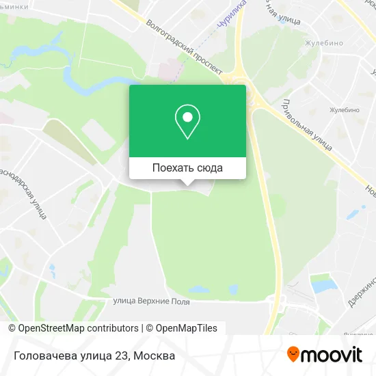 Карта Головачева улица 23