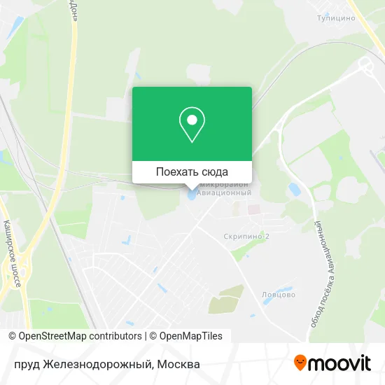 Карта пруд Железнодорожный