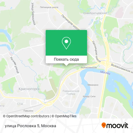 Карта улица Рословка 5