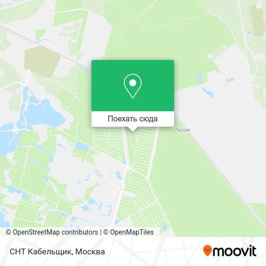 Карта СНТ Кабельщик