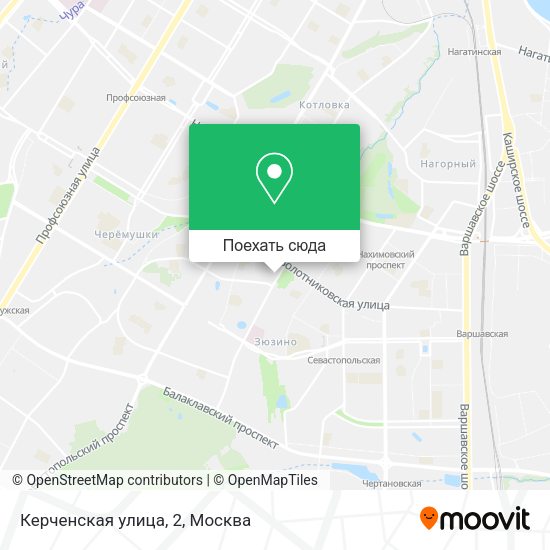 Карта Керченская улица, 2