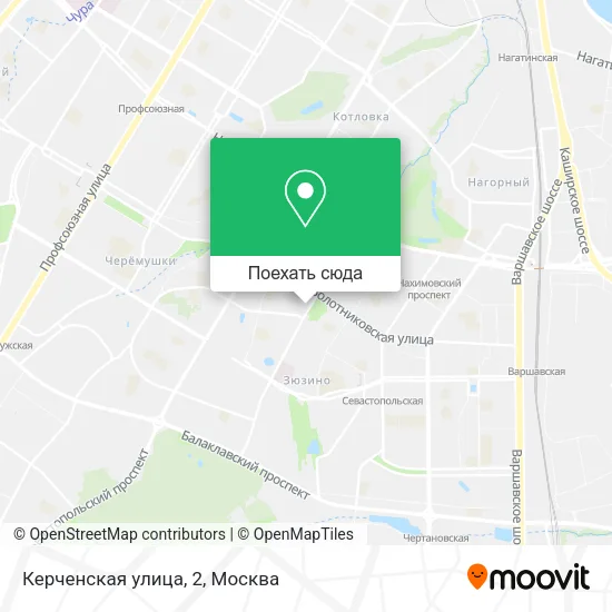 Карта Керченская улица, 2