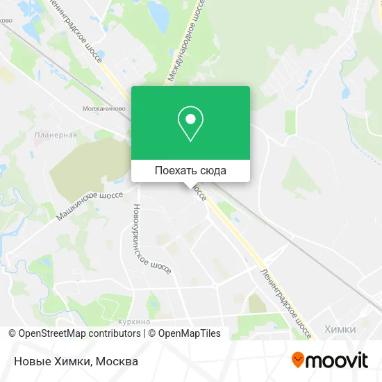 Карта Новые Химки
