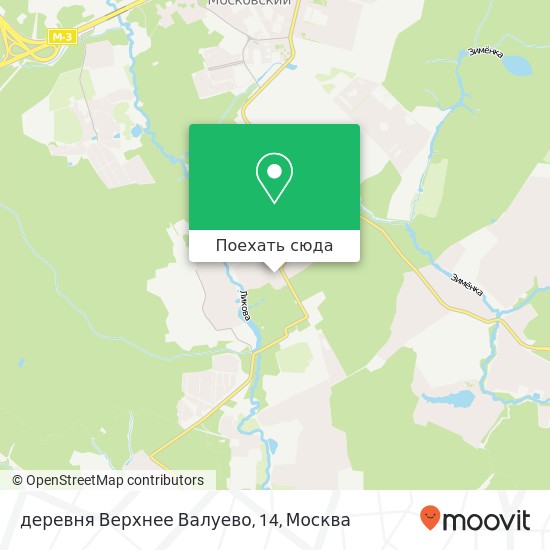 Карта деревня Верхнее Валуево, 14