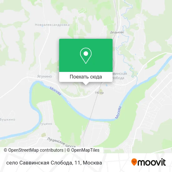 Карта село Саввинская Слобода, 11