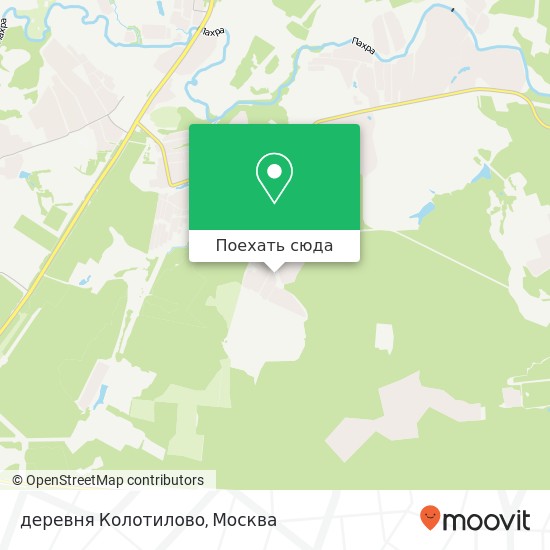 Карта деревня Колотилово