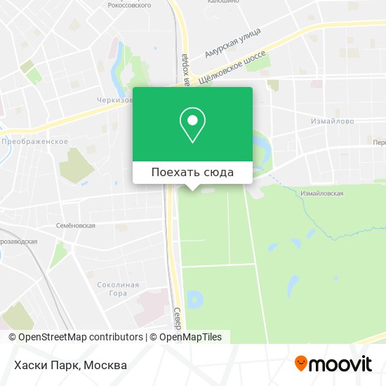Карта Хаски Парк