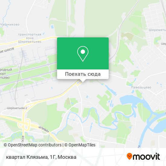 Карта квартал Клязьма, 1Г