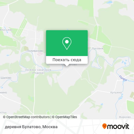 Карта деревня Булатово