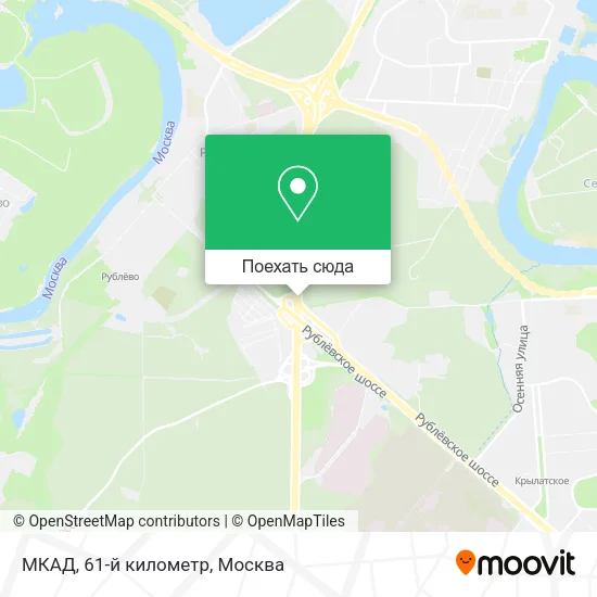 Карта МКАД, 61-й километр