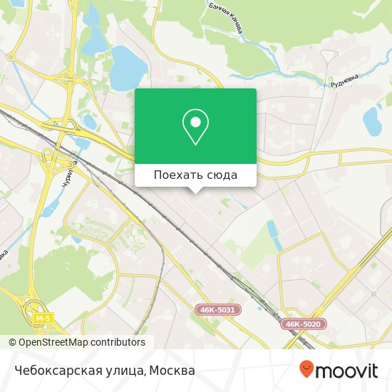 Карта Чебоксарская улица