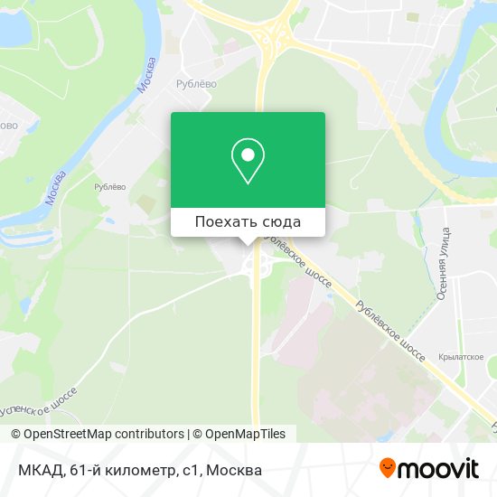 Карта МКАД, 61-й километр, с1